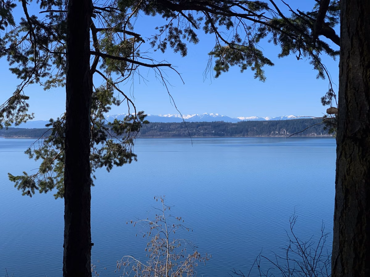 View across Saratoga Passage from Camano Island